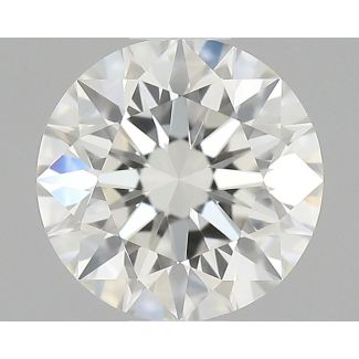 0.5 Carat Round H VVS1 EX IGI Natural Diamond