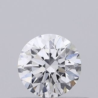 0.32 Carat Round D SI1 EX GIA Natural Diamond