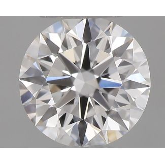 0.34 Carat Round E VVS1 EX GIA Natural Diamond