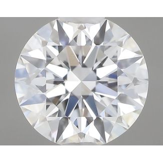 0.5 Carat Round F VVS2 EX GIA Natural Diamond