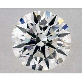 0.5 Carat Round H VVS2 EX GIA Natural Diamond