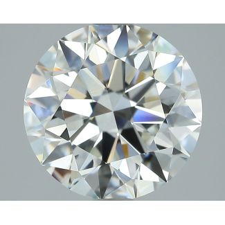 2.5 Carat Round H VVS1 EX GIA Natural Diamond