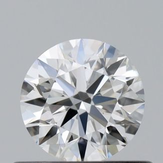 0.46 Carat Round H SI1 VG EX GIA Natural Diamond