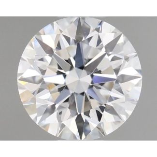 0.55 Carat Round D VS1 EX GIA Natural Diamond