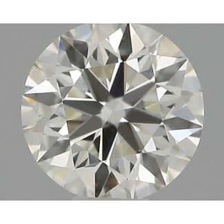 0.3 Carat Round G VVS2 EX IGI Natural Diamond