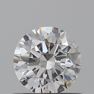 0.53 Carat Round D FL EX GIA Natural Diamond