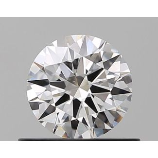 0.5 Carat Round D VS1 EX GD GIA Natural Diamond