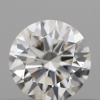 0.31 Carat Round E VVS2 EX VG GIA Natural Diamond