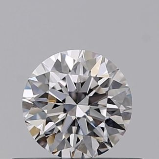 0.36 Carat Round E VVS2 EX GIA Natural Diamond