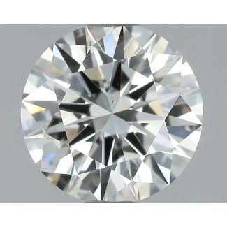 1.07 Carat Round H VS2 EX GIA Natural Diamond