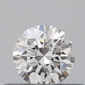 0.27 Carat Round F VVS1 EX GIA Natural Diamond