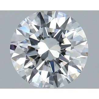 0.59 Carat Round D VVS1 EX GIA Natural Diamond