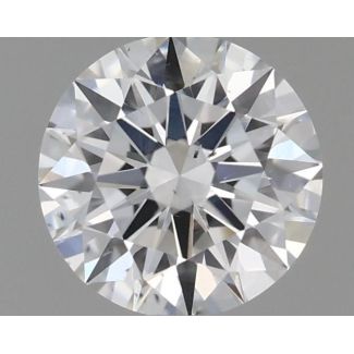 0.56 Carat Round G SI1 EX GIA Natural Diamond