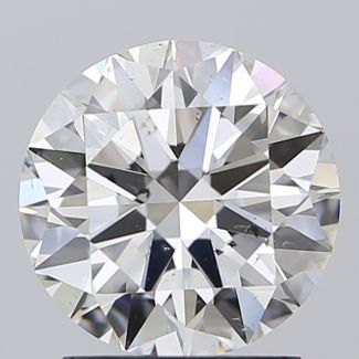 2.0 Carat Round F SI1 EX GIA Natural Diamond