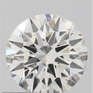 0.50 Carat Round H VS1 EX GIA Natural Diamond