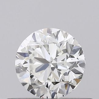 0.4 Carat Round H VVS2 GD EX VG GIA Natural Diamond