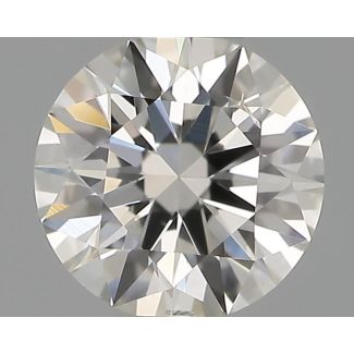 0.31 Carat Round H SI1 EX IGI Natural Diamond