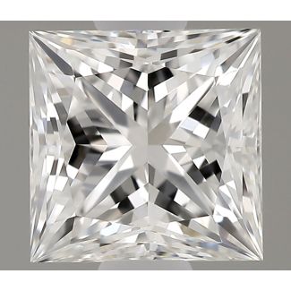 0.57 Carat Princess F IF - EX VG GIA Natural Diamond