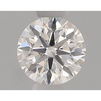 0.32 Carat Round F SI2 EX GIA Natural Diamond