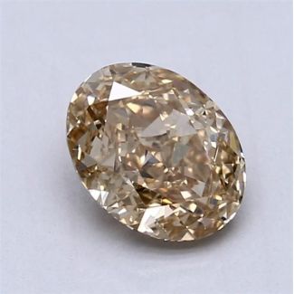 1.12 Carat Oval Yellow VVS1 - EX VG GIA Natural Diamond