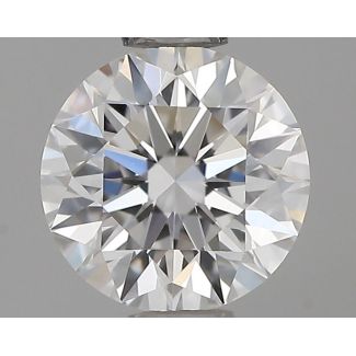 0.59 Carat Round F VS1 EX GIA Natural Diamond