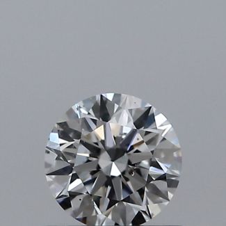 0.51 Carat Round D SI1 EX GIA Natural Diamond