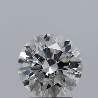 1.51 Carat Round H SI2 EX GIA Natural Diamond