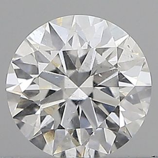 0.4 Carat Round D SI2 EX GIA Natural Diamond