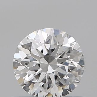 0.6 Carat Round E SI1 VG EX GIA Natural Diamond