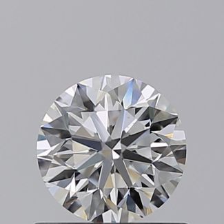 0.60 Carat Round F VS1 VG GIA Natural Diamond