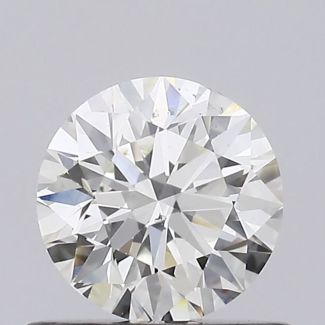 0.6 Carat Round G SI1 EX VG GIA Natural Diamond