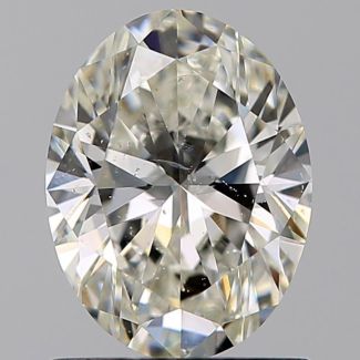 1.00 Carat Oval I SI2 - VG GIA Natural Diamond