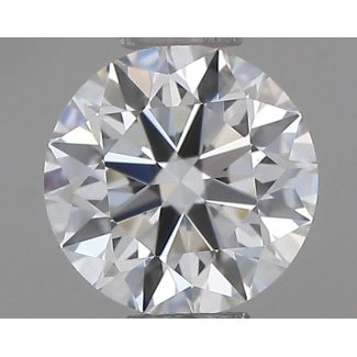 0.41 Carat Round G VVS1 EX IGI Natural Diamond