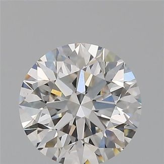 0.90 Carat Round H VS2 EX GIA Natural Diamond