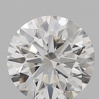 0.5 Carat Round F SI1 EX GIA Natural Diamond