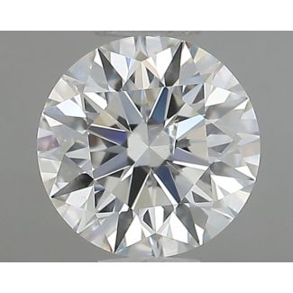 0.70 Carat Round H SI1 EX GIA Natural Diamond