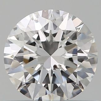 0.51 Carat Round E SI2 VG EX GIA Natural Diamond