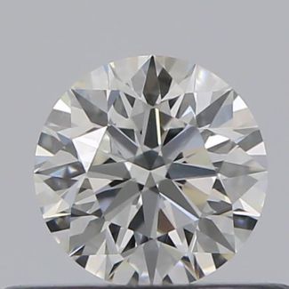 0.35 Carat Round H VS1 EX VG GIA Natural Diamond