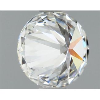 0.56 Carat Round F VVS2 EX GIA Natural Diamond