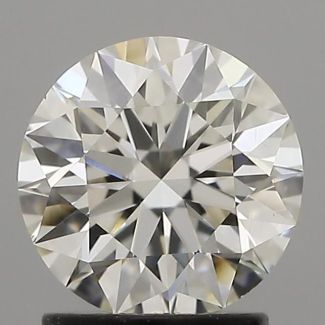 0.50 Carat Round H VS1 EX VG IGI Natural Diamond