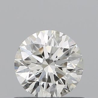 0.6 Carat Round H IF EX GIA Natural Diamond