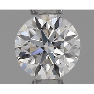 0.34 Carat Round G VVS2 EX GIA Natural Diamond