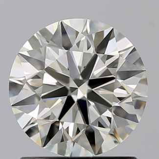 1.10 Carat Round K VVS2 EX GIA Natural Diamond