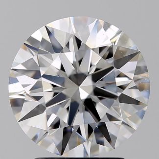 2.52 Carat Round E SI1 EX GIA Natural Diamond