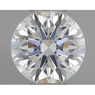 0.5 Carat Round H VVS2 EX GIA Natural Diamond