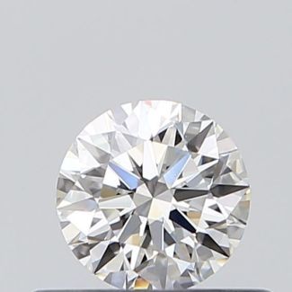 0.36 Carat Round H VS1 EX GIA Natural Diamond