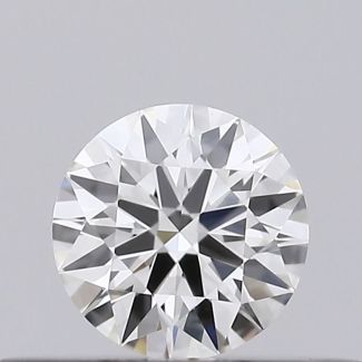 0.22 Carat Round H VVS2 EX GIA Natural Diamond