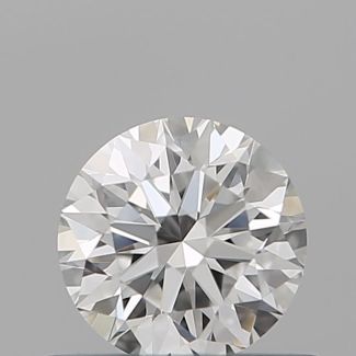 0.5 Carat Round F VVS1 VG EX GIA Natural Diamond