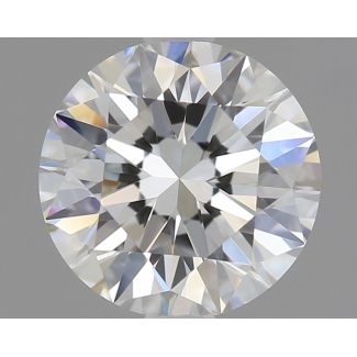 1.0 Carat Round H VVS1 EX GIA Natural Diamond