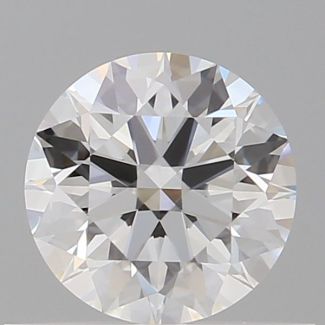 0.54 Carat Round D VVS1 EX GIA Natural Diamond